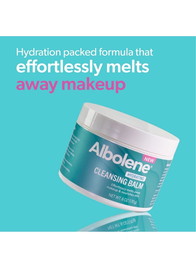 Albolene Cleansing Balm, Hydrating Makeup Remover and Face Wash with Shea Butter and Jojoba Oil, 6 fl oz, Packaging May Vary