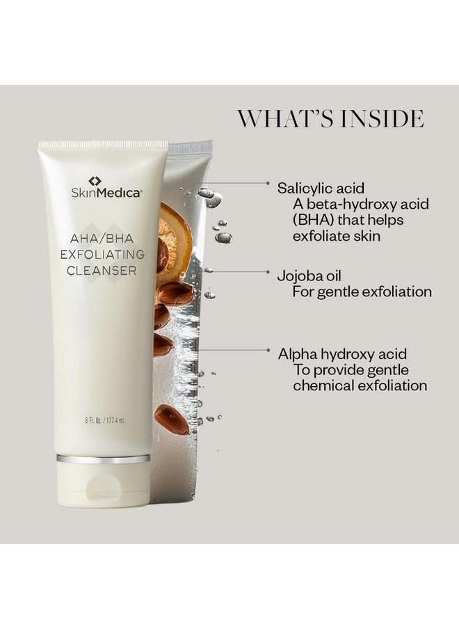 SkinMedica AHA/BHA Exfoliating Cleanser - Gently Scrub Away Dead Skin with Exfoliating Face Wash Cleanser, Improving the Appearance of Skin Tone and Texture, 6 Fl Oz