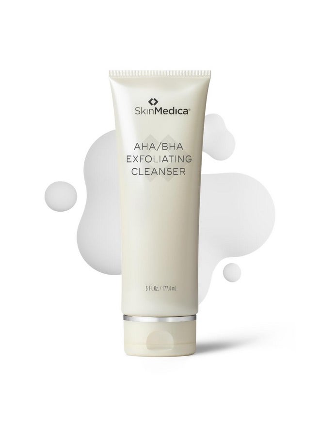 SkinMedica AHA/BHA Exfoliating Cleanser - Gently Scrub Away Dead Skin with Exfoliating Face Wash Cleanser, Improving the Appearance of Skin Tone and Texture, 6 Fl Oz