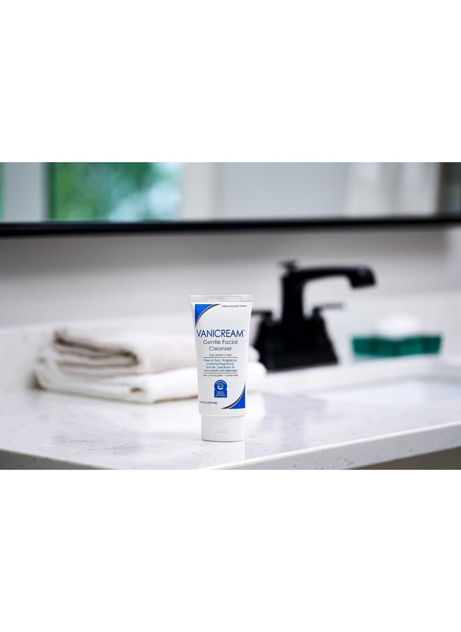Vanicream Gentle Facial Cleanser - 2.5 fl oz - Formulated Without Common Irritants for Those with Sensitive Skin