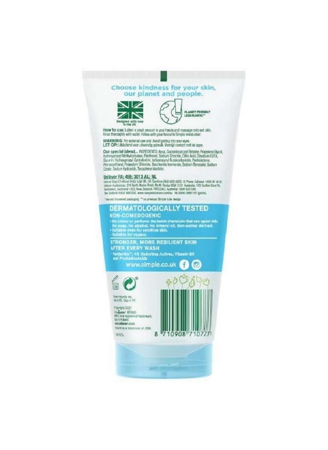 Simple Water Boost Micellar Gel Facial Wash, 5 Oz (150 ML) (1 Count)