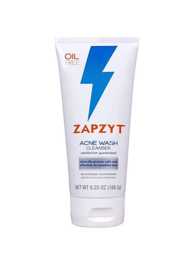 ZAPZYT Acne Wash Treatment For Face & Body - 6.25 oz