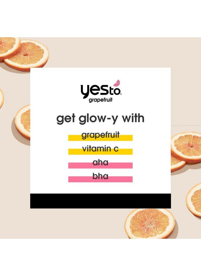 Yes To Grapefruit Daily Foaming Cleanser, Brightening Face Wash That Removes Make Up & Impurities Without Stripping Skin & Leaves You Glowing, With Vitamin C, Natural, Vegan & Cruelty Free, 5 Fl Oz