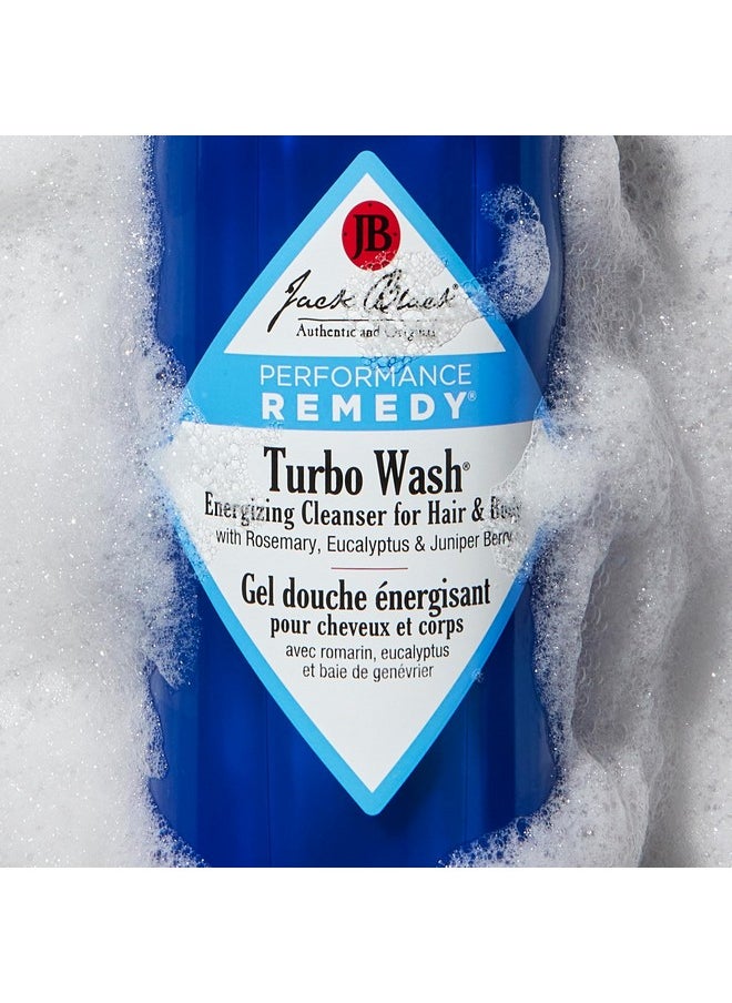 Jack Black Turbo Wash Energizing Cleanser for Hair & Body - Mens Body Wash Pump, Mens Shampoo and Body Wash Men, Men's Body Wash, Jack Black Shampoo for Men, Body Wash for Men, Gifts for Men, 33 Fl Oz