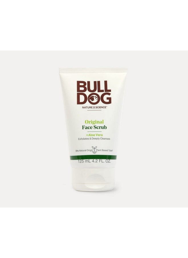 Bulldog Mens Skincare and Grooming Original Face Scrub, 4.2 Fluid Ounce