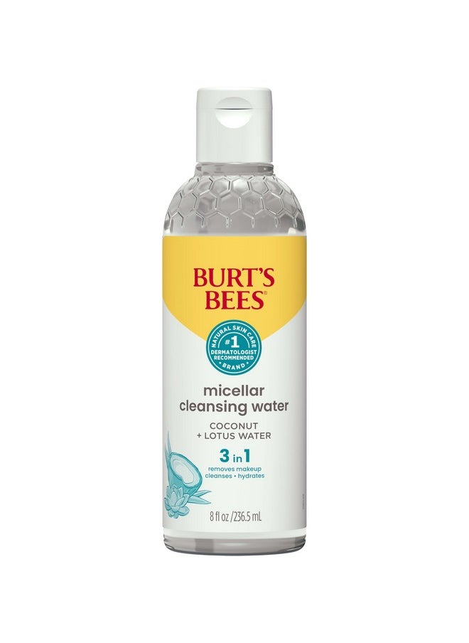 Burt's Bees Micellar Cleansing Water with Coconut & Lotus Extract, 8 Oz (Package May Vary)