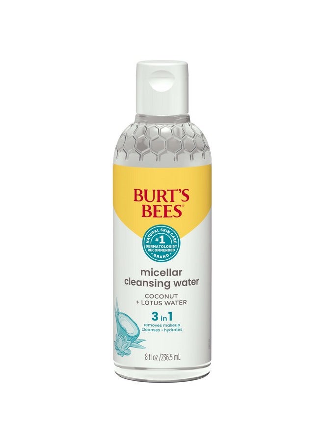 Burt's Bees Micellar Cleansing Water with Coconut & Lotus Extract, 8 Oz (Package May Vary)