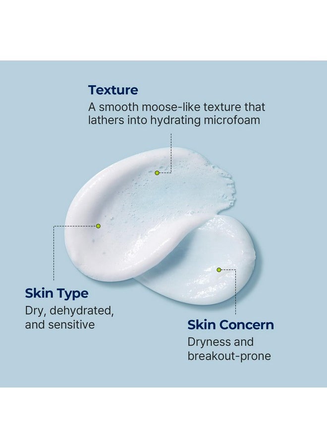 Torriden DIVE-IN Cleansing Foam Face Wash 5.07 fl oz., Hydrating Daily Facial Cleanser for All and Sensitive Skin, with Hyaluronic Acid, Panthenol, Allantoin | Vegan and Cruelty Free