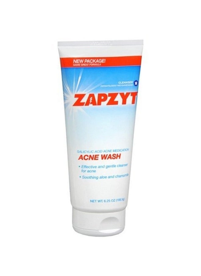 ZAPZYT Acne Wash with Salicylic Acid 6.25 oz