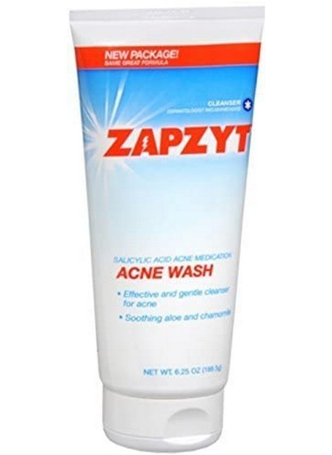 ZAPZYT Acne Wash with Salicylic Acid 6.25 oz