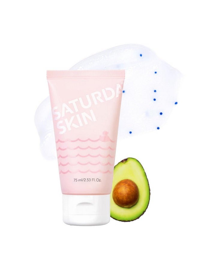 Saturday Skin Rub-A-Dub Refining Peel Gel Facial Cleansing Gels Facial Cleansing Washes Natural Fruit Enzymes Gel Mild Cleanser Exfoliating Gel Great for sensitive skin (2.53 Fl. Oz. (75ml))