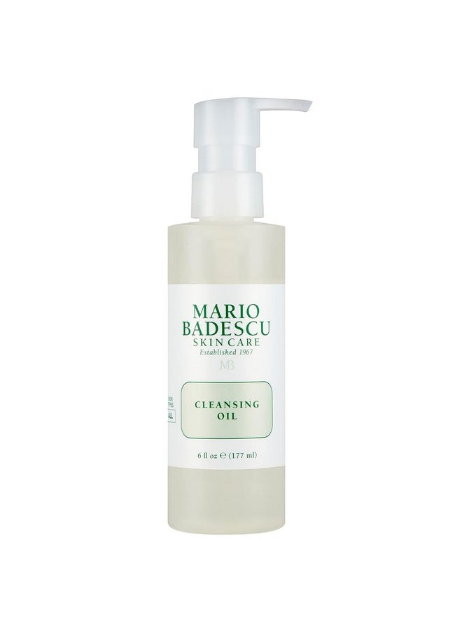 Mario Badescu Cleansing Oil for All Skin Types | Lightweight 2-in-1 Makeup Remover & Cleanser | Formulated with Nourishing Oils | 6 Fl Oz