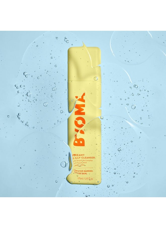 BYOMA Creamy Jelly Cleanser - Hydrating Facial Cleanser for Skin Barrier Repair -Tri-Ceramide Face Wash for Sensitive Skin & All Skin Types - Gently Removes Makeup & Excess Oil - 5.91 fl oz