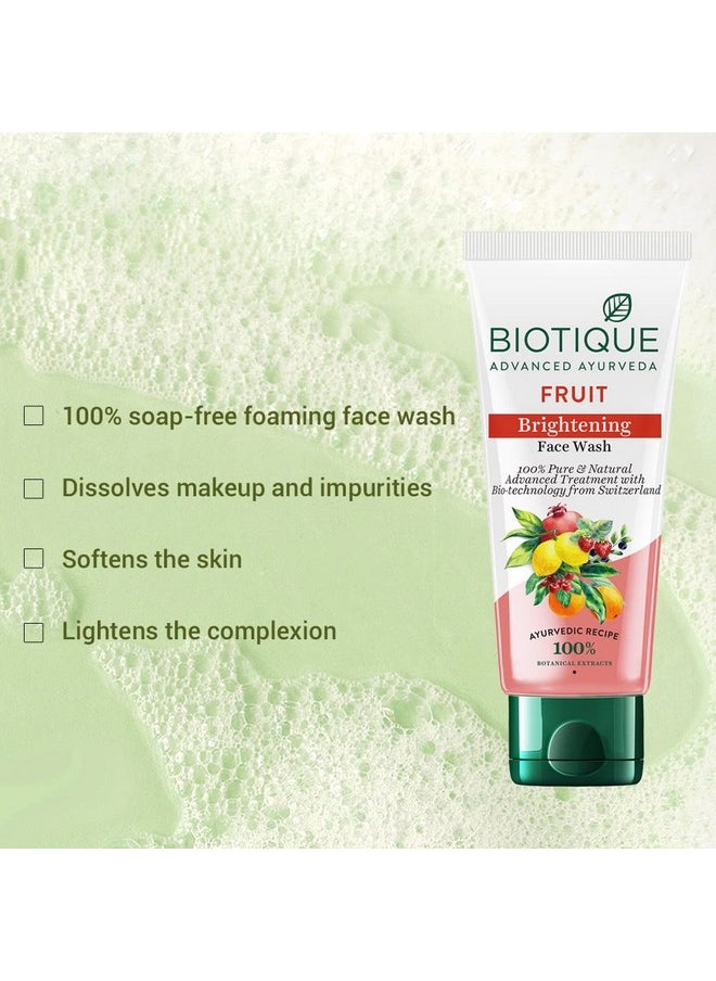 Biotique Bio White Advanced Face Wash 50 ml/1.69 Oz. I 100% Pure & Natural