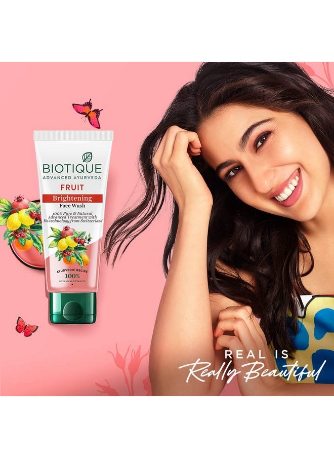 Biotique Bio White Advanced Face Wash 50 ml/1.69 Oz. I 100% Pure & Natural