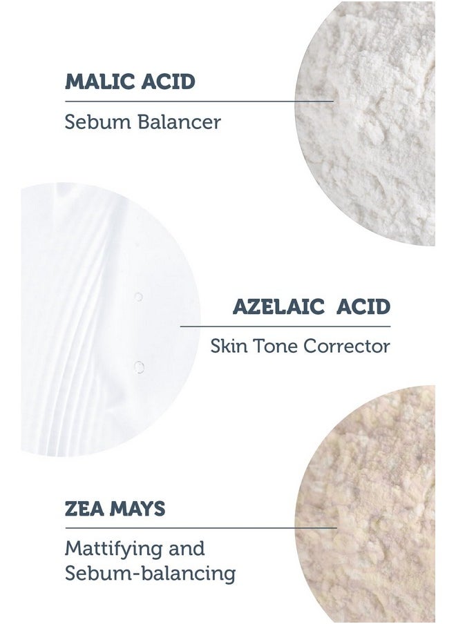 The Purest Solutions Fruit Enzyme Powder Cleanser (0.2% Azelaic Acid & 0.2% Malic Acid) - Pore Cleaning & Skin Regeneration - All Skin Types - Vegan | Cruelty Free | Eco Friendly (1.94 oz)