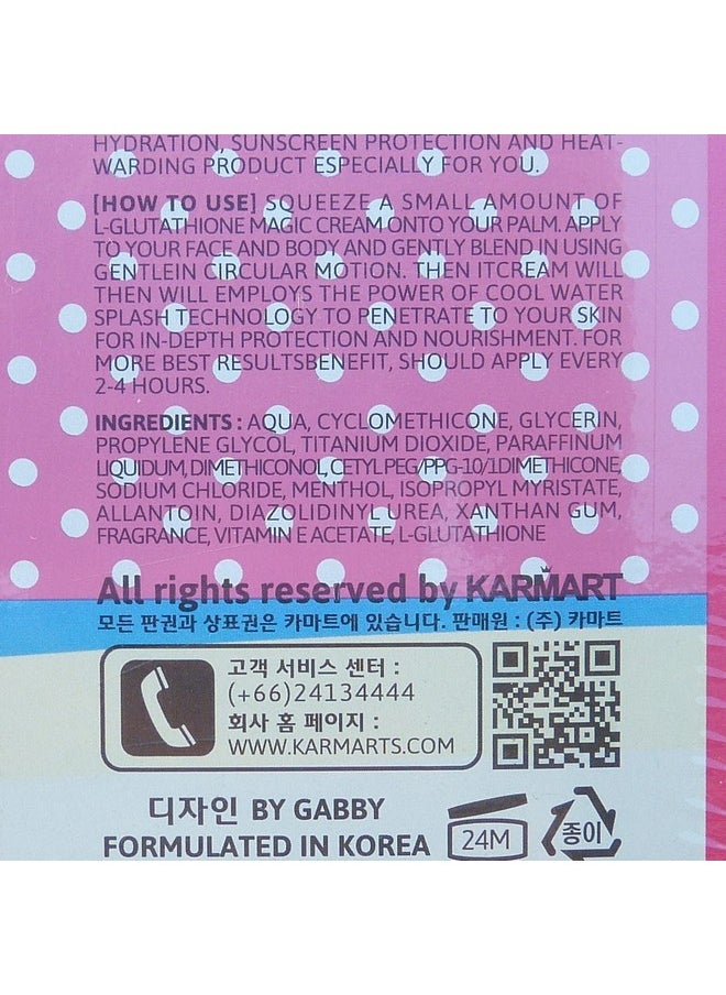 Cathy Doll L-Glutathione Magic Cream SPF 50 Whitening Sunscreen 138ml