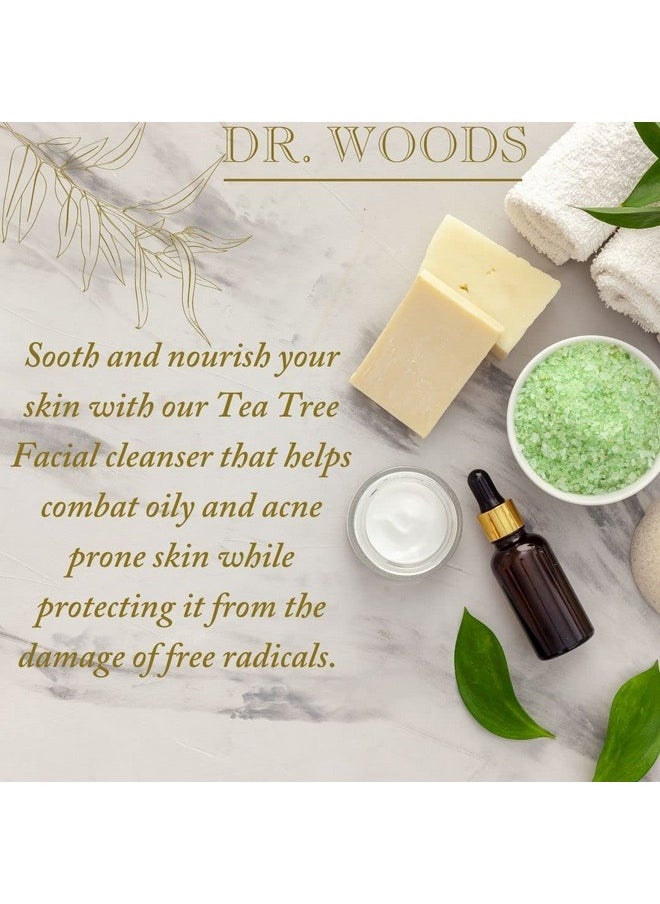 Dr. Woods Shea Vision Tea Tree Liquid Facial Cleanser with Organic Shea Butter, 8 Ounce