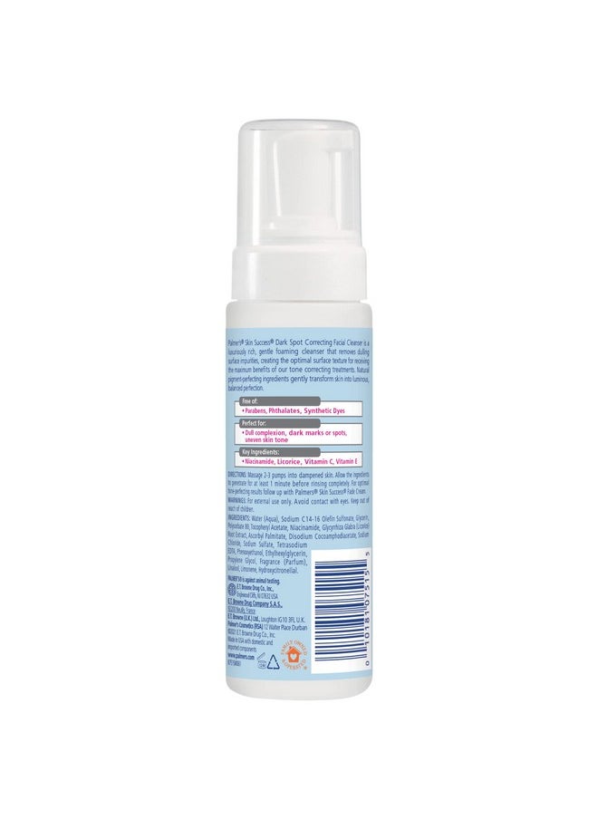 Palmer's Skin Success Eventone Foaming Facial Cleanser, Dark Spot Correcting Face Wash for Uneven Skintone and Acne Scars, 5 Oz