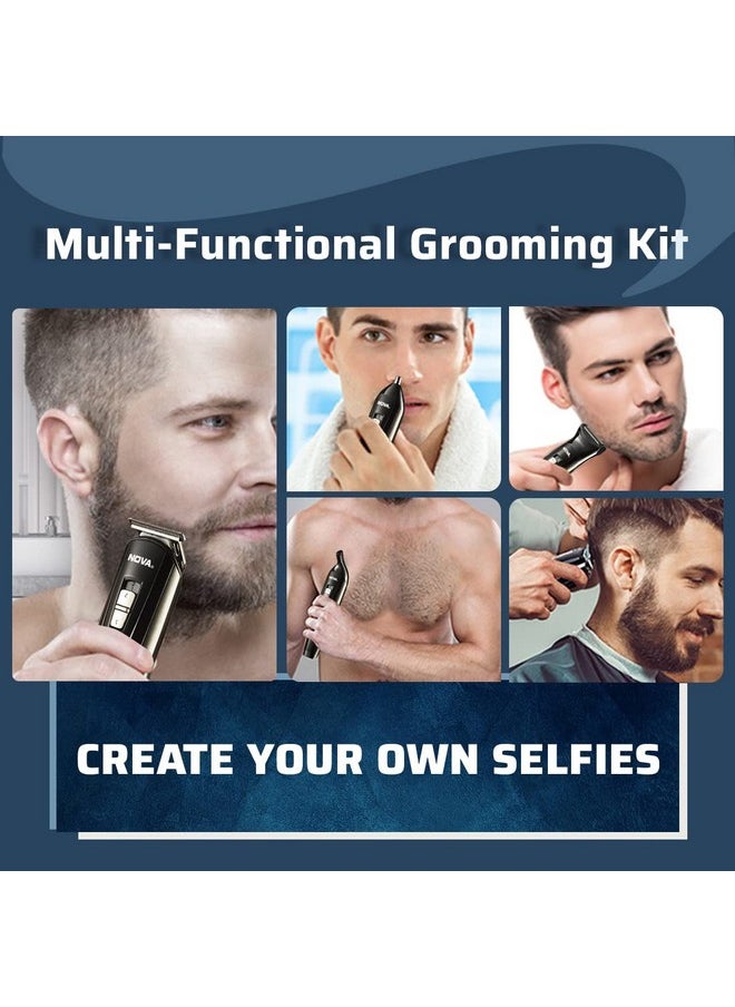 Ng 1151 All In One 100% Waterproof Corded N Cordless: 60 Minutes Runtime Grooming Kit For Men (Black)