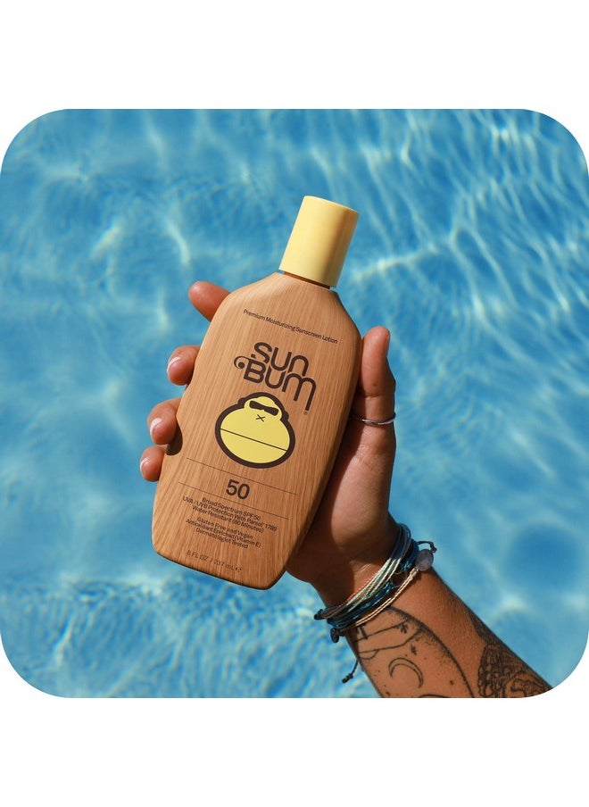 Sun Bum Sun Bum Original Spf 50 Sunscreen Lotion Vegan and Reef Friendly (octinoxate & Oxybenzone Free) Broad Spectrum Moisturizing Uva/uvb Sunscreen With Vitamin E 8 Ounce 2 Pack