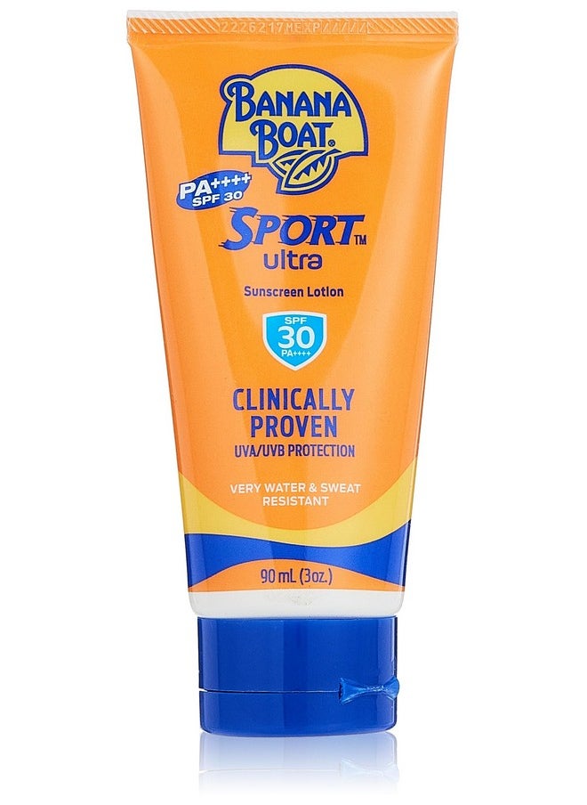 BANANA BOAT Sunscreen Lotion Combination Skin Uva & Uvb Protection Pa++++ Very Water And Sweat Resistant (SPF30 PA+++ Clinically Proven, 90ml)