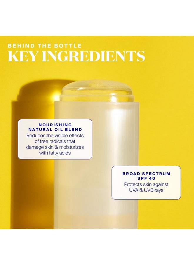 Supergoop! Glow Stick, 0.7 oz - SPF 50 PA++++ Dry Oil Sunscreen Stick for Face & Body - Brightens & Hydrates for a Healthy Glow - Mess-Free, Travel-Friendly SPF