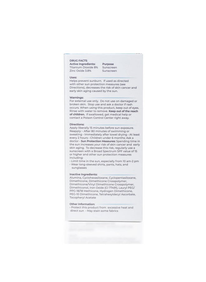 TiZO3 Facial Mineral Sunscreen and Primer, Tinted Broad Spectrum SPF 40 with Antioxidants, Sheer matte finish, Fragrance-Free, Oil-Free, Dermatologist-recommended, PA+++ 1.75 oz