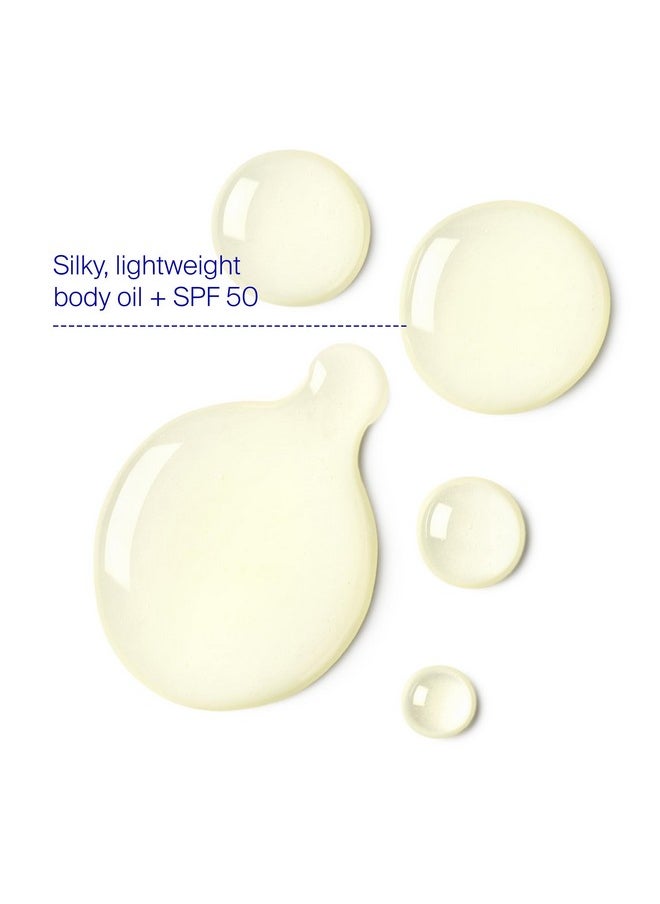 Supergoop! Glow Oil - 5 fl oz - SPF 50 PA++++ Vitamin E Body Oil + Broad Spectrum Sunscreen Protection - With Marigold, Meadowfoam & Grape Seed Extracts