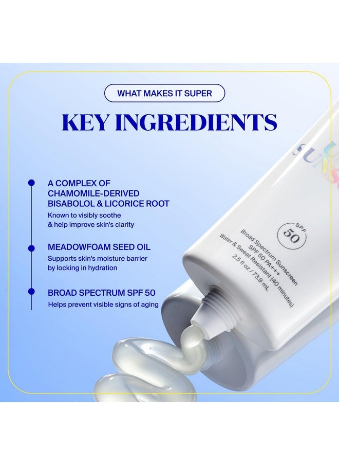Supergoop! Unseen Sunscreen SPF 50 Invisible Sun Protection for Face - Broad Spectrum Face Sunscreen + Makeup-Gripping Primer - Weightless, Scentless, Oil Free - For All Skin Types - 1.7 fl oz