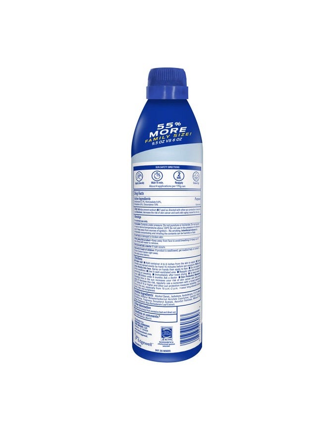 Banana Boat Light As Air Sunscreen Spray SPF 50, 9.5oz | Lightweight Sunscreen, Spray On Sunscreen, Body Sunscreen Spray, Non-Greasy Sunscreen, Oxybenzone Free Sunscreen, Family Size Sunscreen, 9.5oz