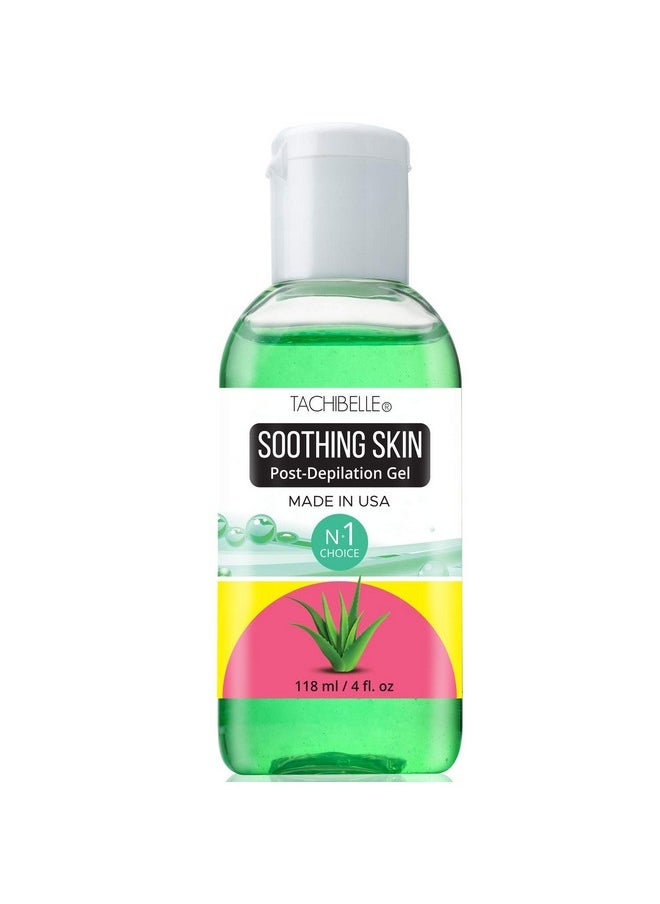 Tachibelle Soothing with Aloe Vera Gel Soothe Post- Depilation Moisturize and Protect Sensitive Skin After Wax Cooling Gel 4 oz (1 Piece)
