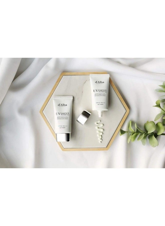 d'Alba Piedmont [ORIGINAL] UV Essence Sunscreen for Face SPF 50+ Face Moisturizer Ultra Violet Protection White Truffle Sun Cream Hydrate Skin and Decrease Wrinkles