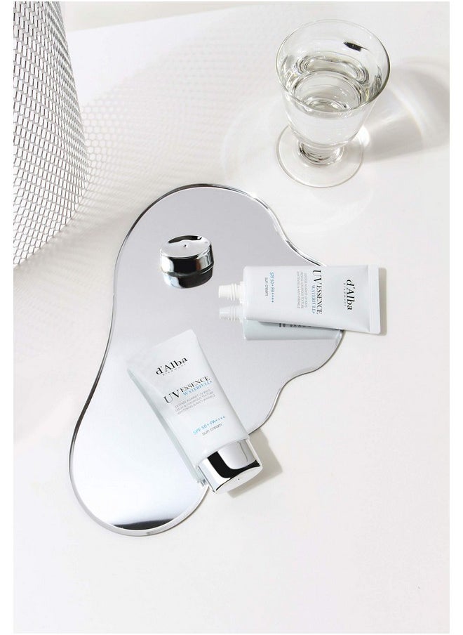 d'Alba Piedmont [ORIGINAL] UV Essence Sunscreen for Face SPF 50+ Face Moisturizer Ultra Violet Protection White Truffle Sun Cream Hydrate Skin and Decrease Wrinkles