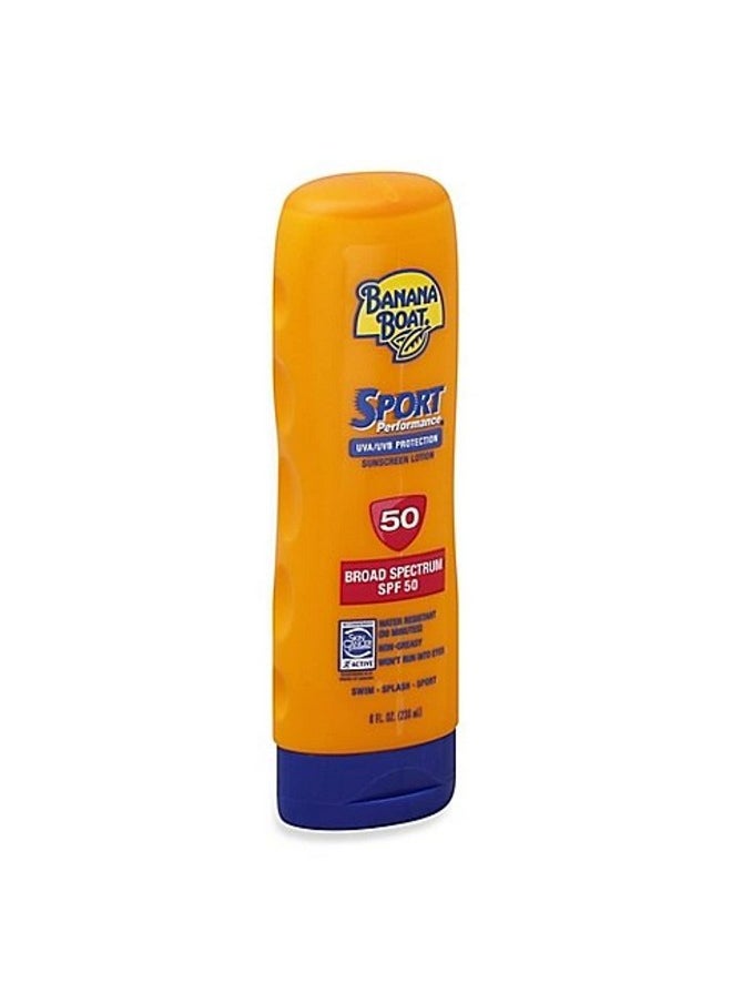 Banana Boat Sport Performance Sunscreen Lotion Spf50, 8 Oz by Banana Boat