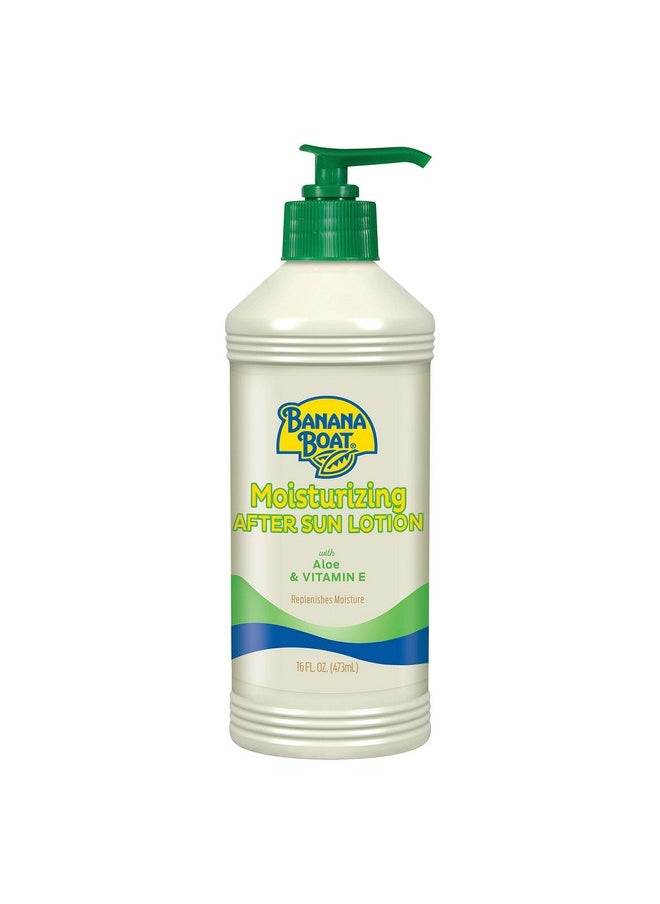 Banana Boat Moisturizing After Sun Lotion with Aloe and Vitamin E, 16oz | After Sun Care, Banana Boat After Sun Lotion, Sunburn Relief, 16oz