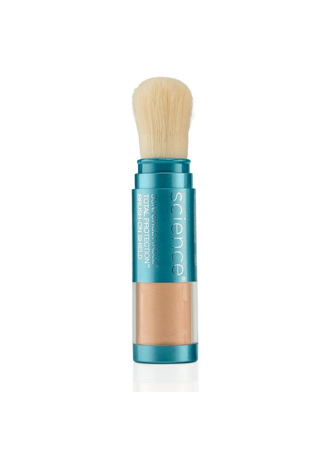 Colorescience Brush-On Sunscreen Mineral Powder for Sensitive Skin, Medium , 1 Count (Pack of 1)