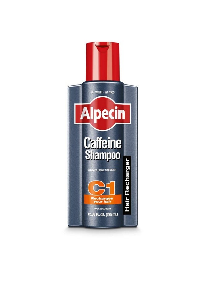 Alpecin C1 Caffeine Shampoo 12.68 fl oz, Hair Performance Enhancer Promotes Natural Hair Growth and Thickness, Energizes Hair and Scalp, Leaves Hair Feeling Stronger
