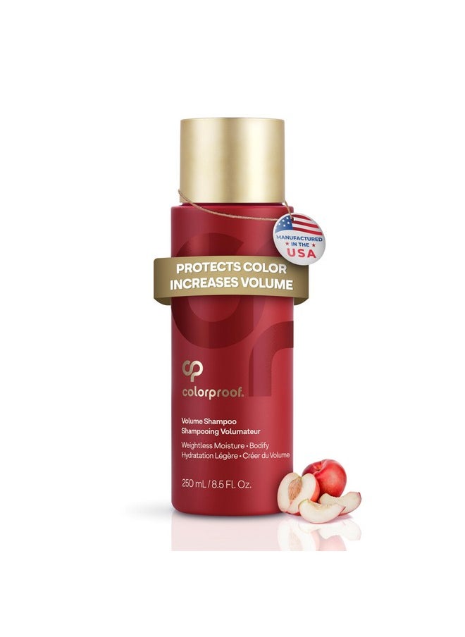 Colorproof Volume Shampoo for Women 8.5 Fl. Oz. Volume Shampoo, White Nectarine Scent, Sulfate Free Shampoo