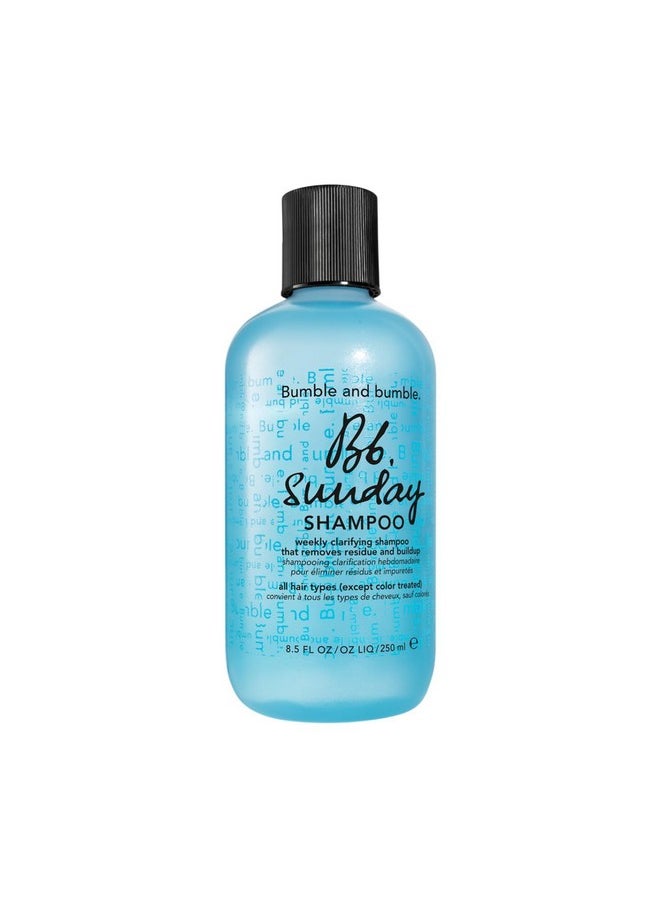 Bumble and bumble Sunday Weekly Clarifying Shampoo | Removes Residue, Excess Oil + Pollutants | Color Safe | Curly, Wavy, Straight, 8.5 fl. oz.