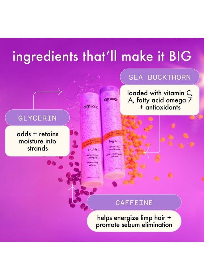 Amika big hit volumizing shampoo, 275ml
