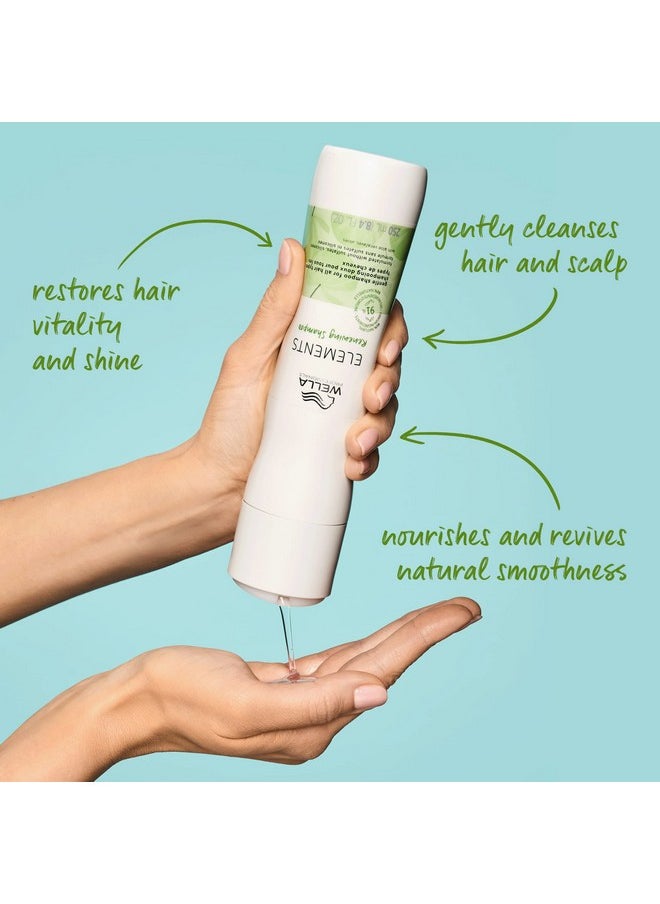 Wella Professionals Elements Renewing Shampoo| Gentle Sulfate & Silicone Free Shampoo| For All Hair Types| 8.4 Fl Oz