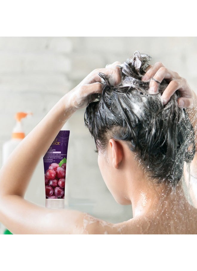 Desert Essence, Italian Red Grape Shampoo, 8.0 fl. Oz. - Gluten Free - Vegan - Cruelty Free - Moisturizing Shampoo - UV Protection - Color Treated Hair
