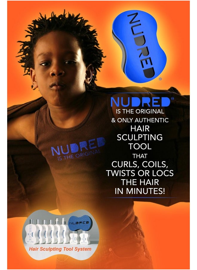 Nudred Shampoo I.T., Shampoo for Black Women & Men, Clean Wash for Curly Hair, Sculpted Hair Coils, Curls, Twists & Locs Hair Care, Strengthening Shampoo for Natural Hair, Paraben & Sulfate Free, 8 Oz