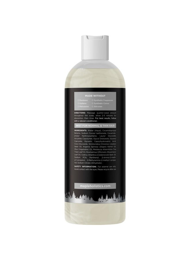 Cleansing Shampoo for Dry Scalp Care - Cedarwood and Rosemary Shampoo for Men and Flaky Scalp Moisturizer with Tea Tree Oil for Oily Scalp - Deep Clarifying Shampoo for Build Up with Rosemary Oil