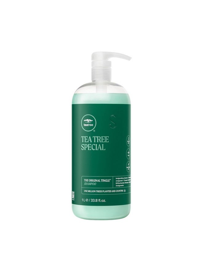 Tea Tree Special Shampoo, Deep Cleans, Refreshes Scalp, For All Hair Types, Especially Oily Hair, 33.8 fl. oz.