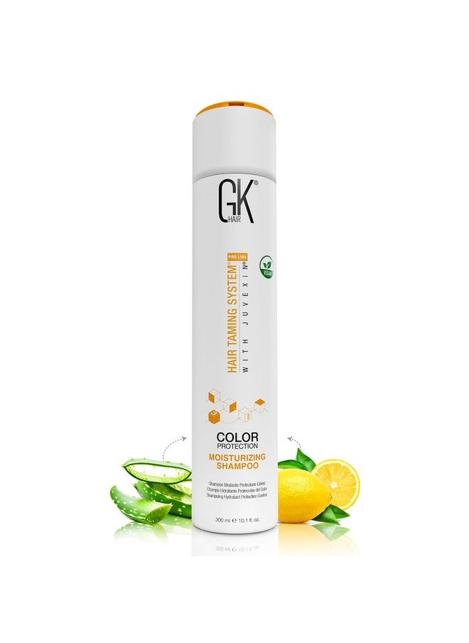 GK HAIR Global Keratin Moisturizing Shampoo (10.1 Fl Oz/300ml) for Hydrating Color Protection Dry Damage Curly Frizzy Thinning Color Treated Hair Repair Organic Paraben Sulfate Free All Hair Types