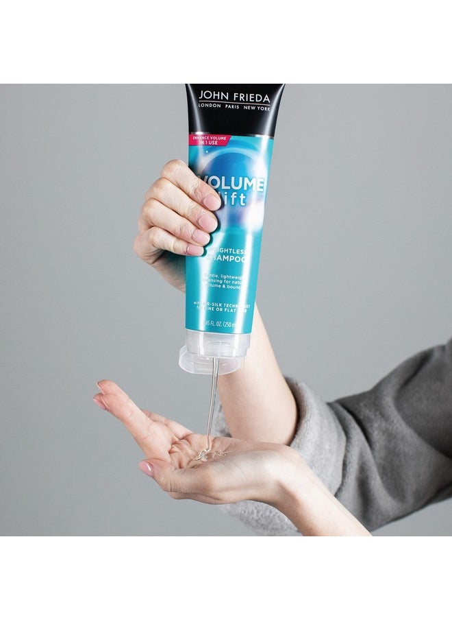 John Frieda Volume Lift Lightweight Shampoo for Natural Fullness, 8.45 Ounces, Safe for Color-Treated Hair, Volumizing Shampoo for Fine or Flat Hair