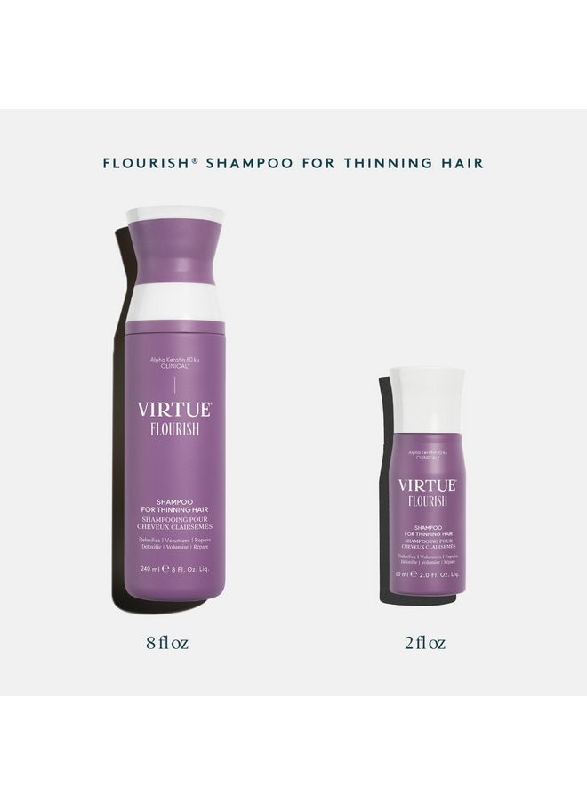 Virtue Flourish Shampoo for Thinning Hair | Detoxifies, Volumizes, Repairs Thinning Hair