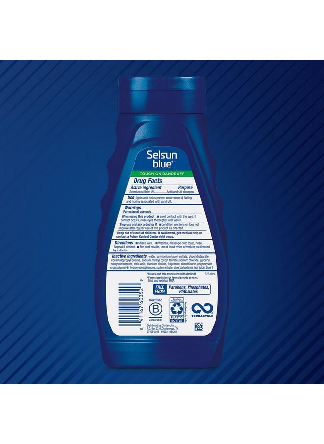 Selsun Blue Moisturizing Antidandruff Shampoo, Maximum Strength Scalp Treatment With Selenium Sulfide, 11 fl. oz.